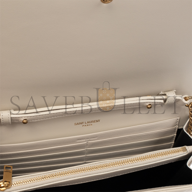 YSL LAMBSKIN CASSANDRE CHAIN WALLET 743346AABVP9207 (23*14*3cm)